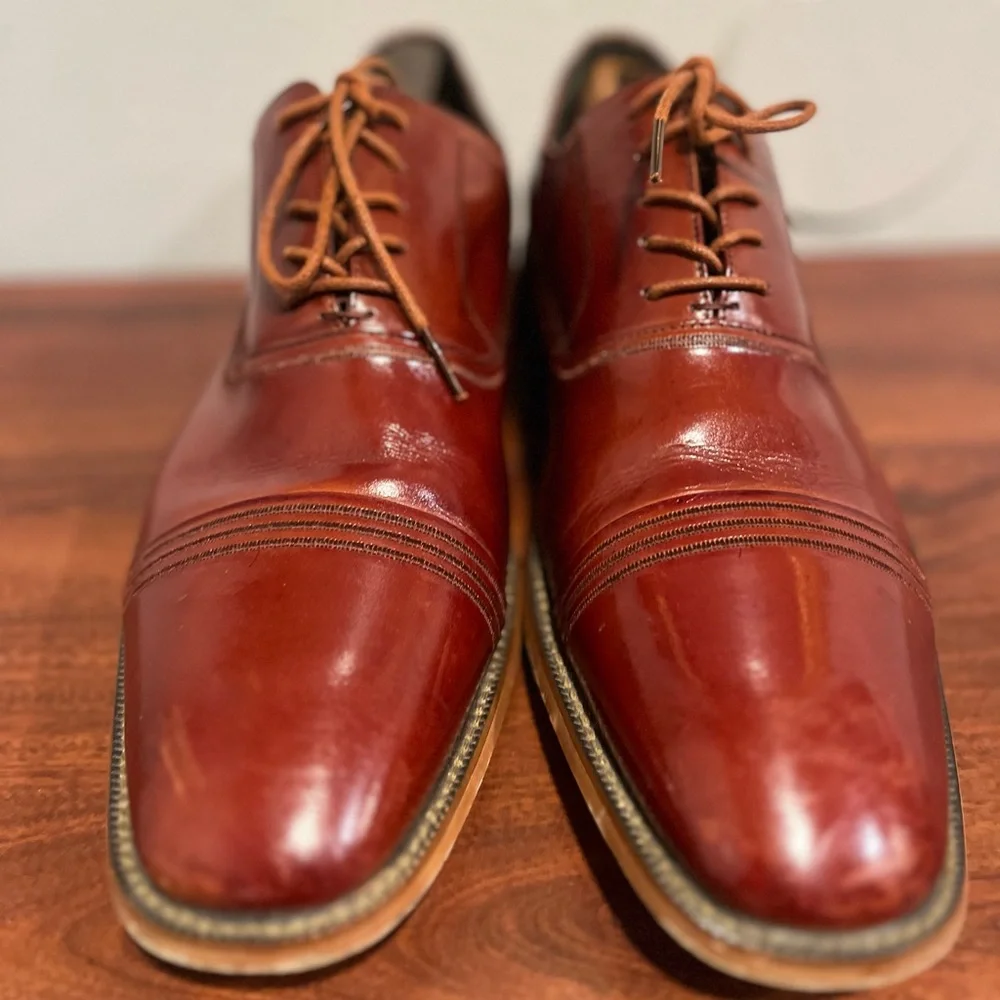Stacy Adams Men's Brown Leather Dress Shoes size 11.5 M - Picture 10 of 10